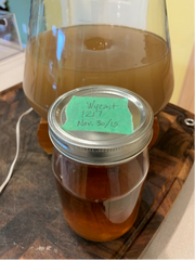 Labelled yeast starter