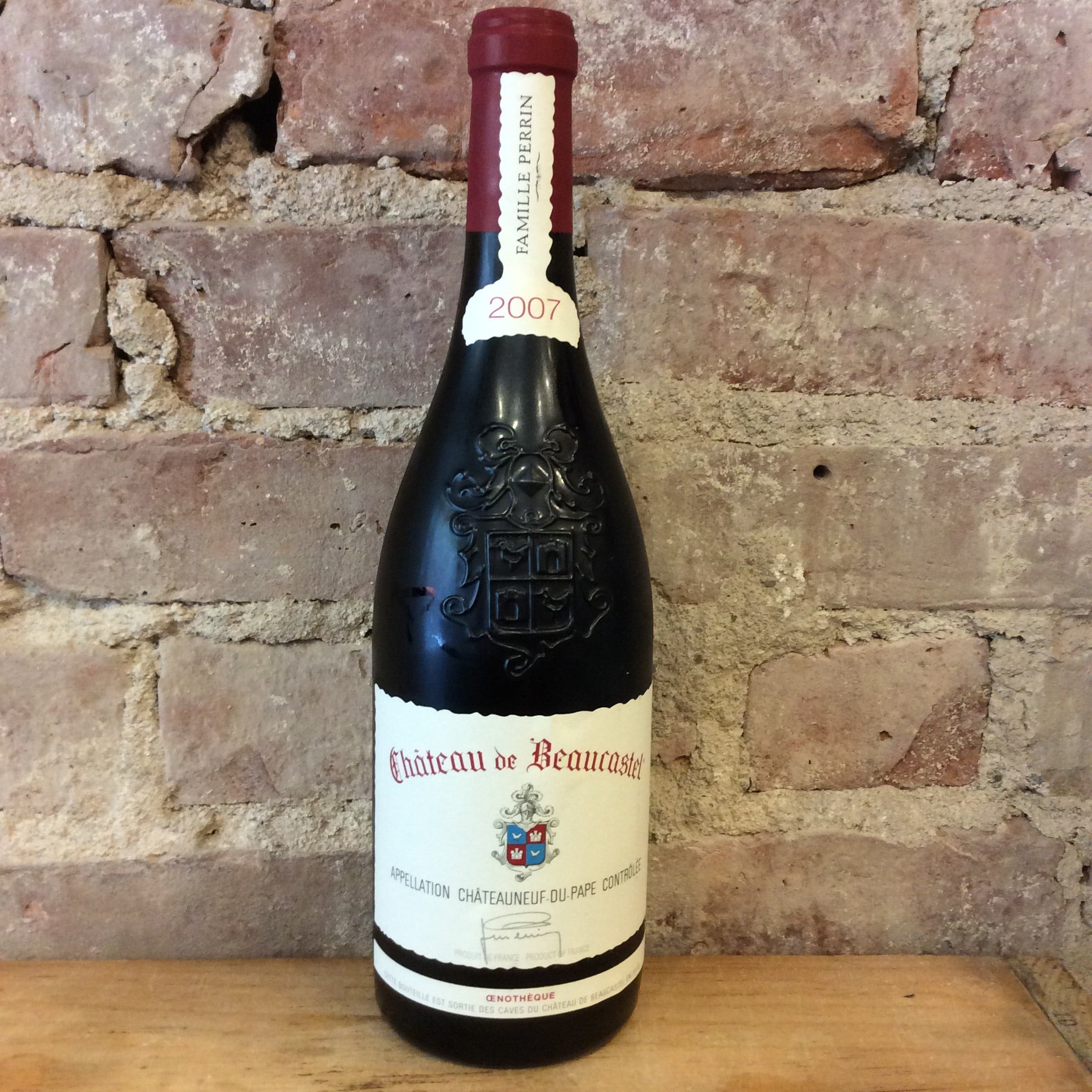 chateau de beaucastel chateauneuf-du-pape 2007 750ml