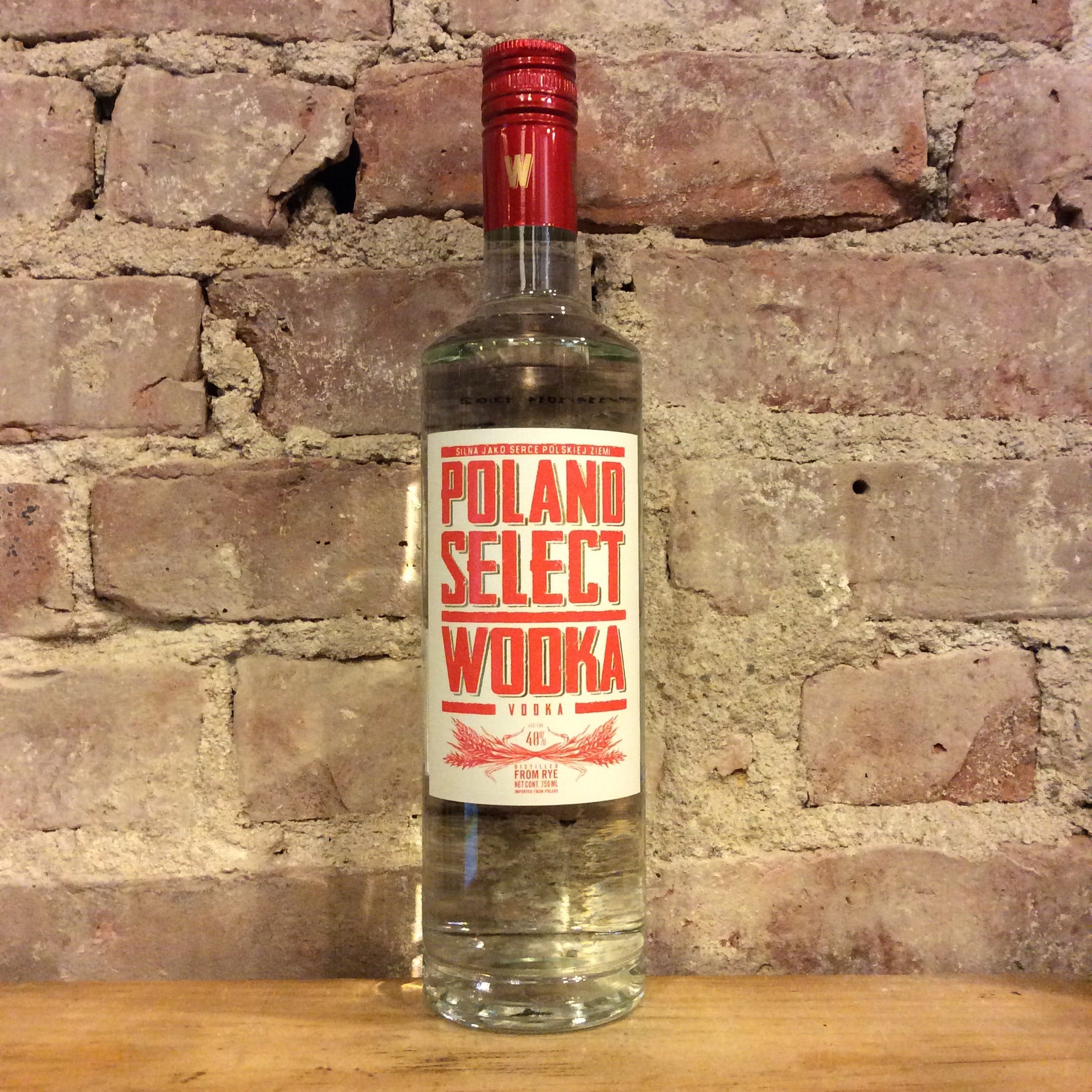 poland select wodka vodka 750ml