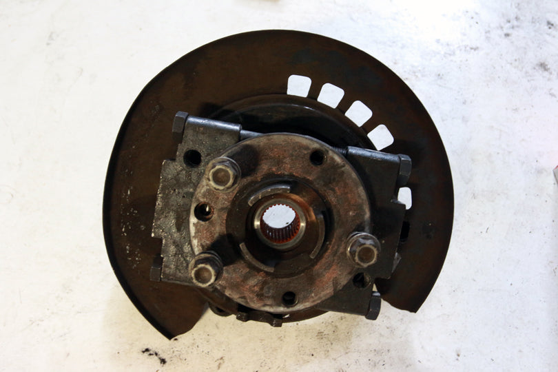 Bearing separator being used to separate hub from wheel carrier.