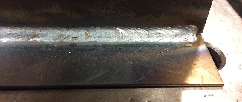 Example of a good MIG weld.