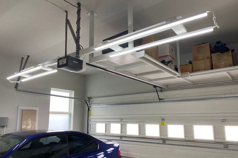 open garage lighting ideas