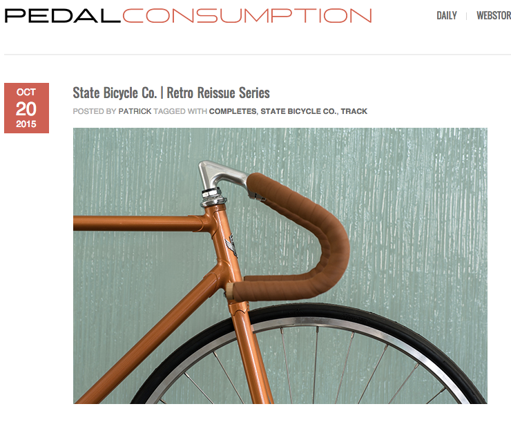 Pedal Consumption | State Bicycle Co. - Retro Reissue Series