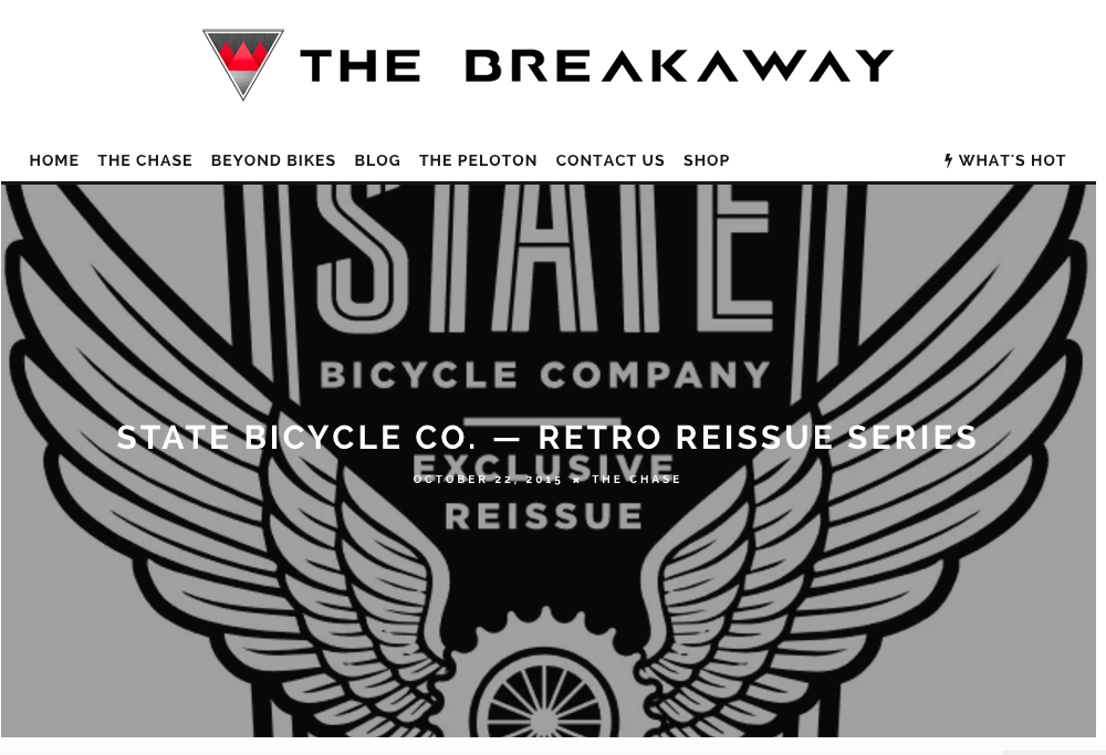 The Breakaway | State Bicycle Co. - Retro Reissue Series