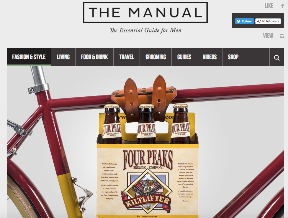 The Manual | State Bicycle Company Debuts its Four Peaks Brewing Bicycle Collab