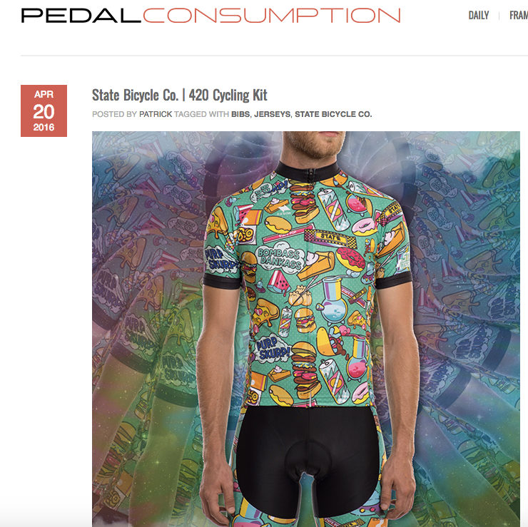 Pedal Consumption | State Bicycle Co. - 4/20 Cycling Kit