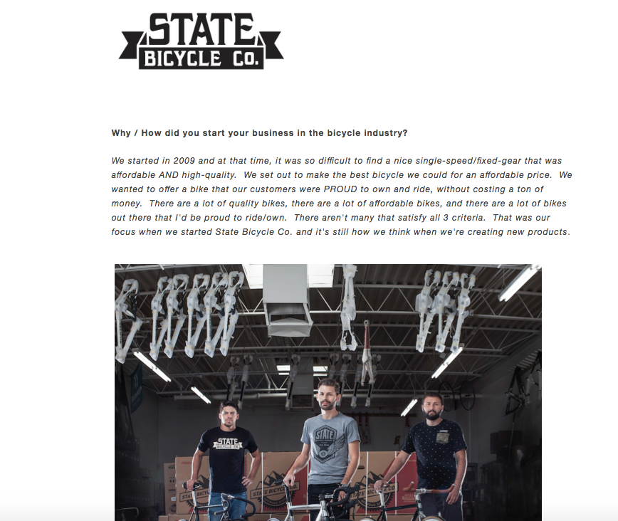 Single Speed | Interview with State Bicycle Co. Founders