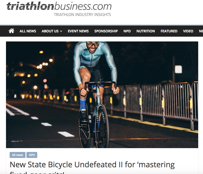 Triathlon Business | New State Bicycle Undefeated II for ‘mastering fixed-gear crits’