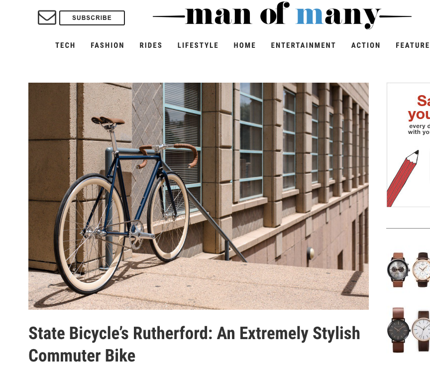 Man of Many | SBC's Rutherford: An extremely stylish commuter bike