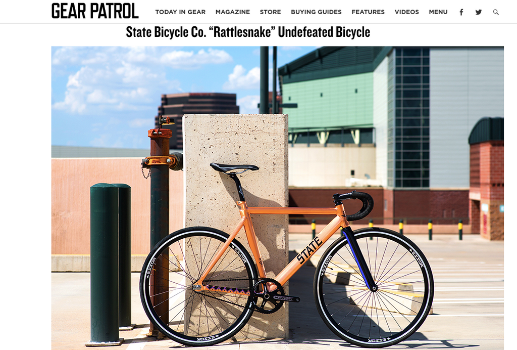 Gear Patrol | State Bicycle co. 