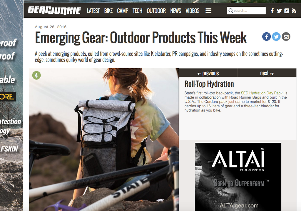 Gear Junkie | Emerging Gear: Outdoor Products This Week