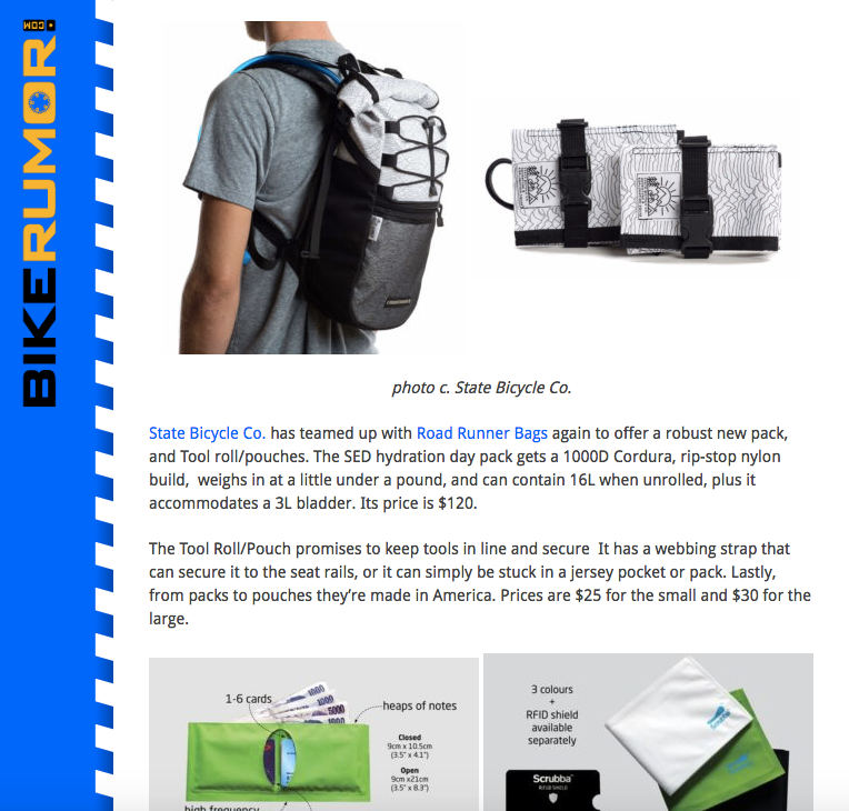 Bike Rumor | SED Hydrations packs