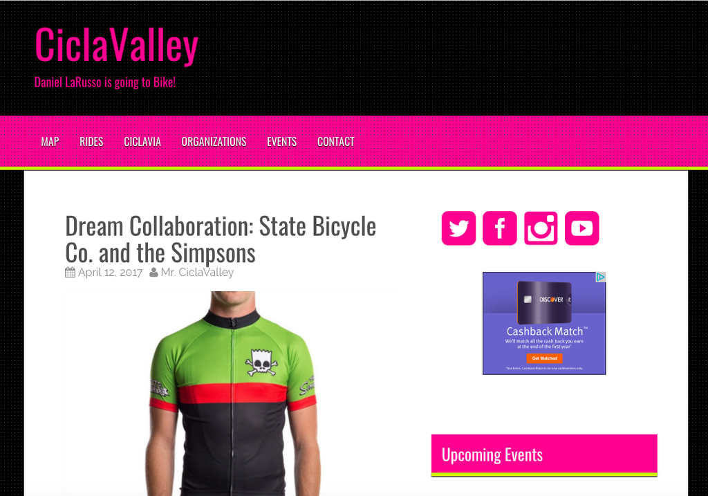 Cicla Valley | Dream Collaboration: State Bicycle Co. and the Simpsons