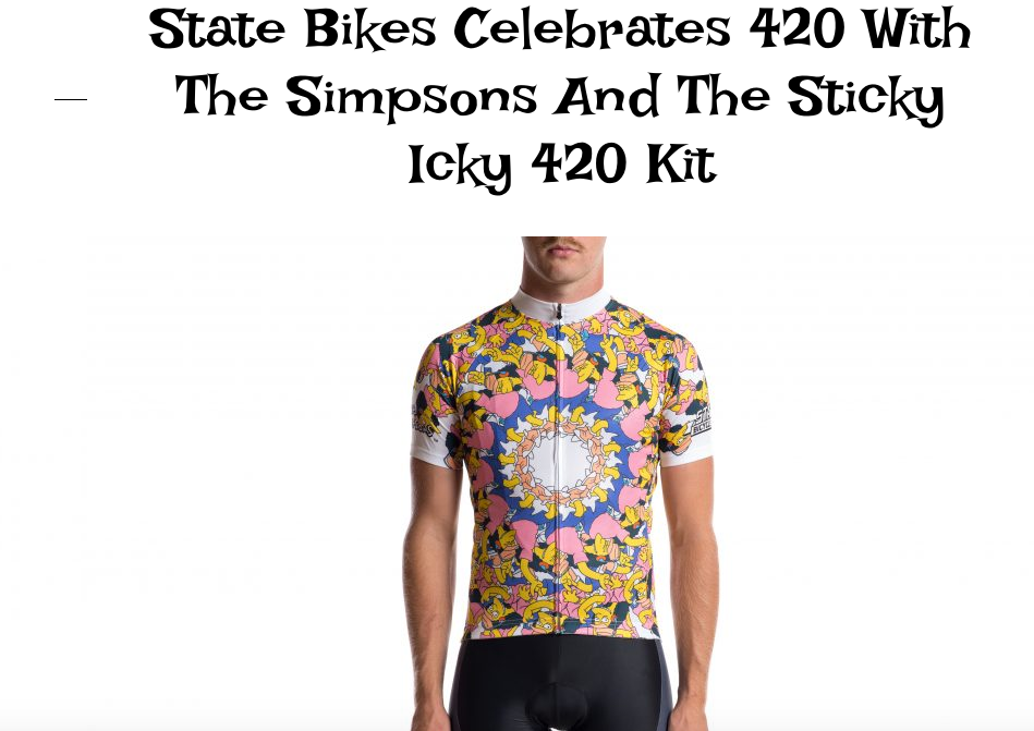 The Gears Werk | State Bikes Celebrates 420 With The Simpsons And The Sticky Icky 420 Kit