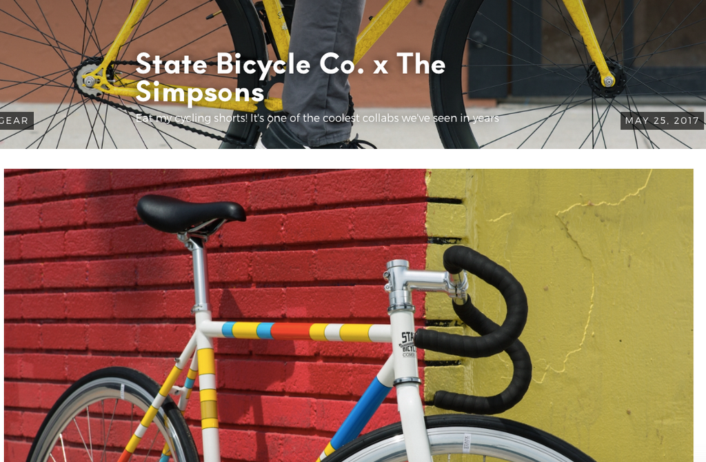 Flat Out Magazine | State Bicycle Co. x The Simpsons