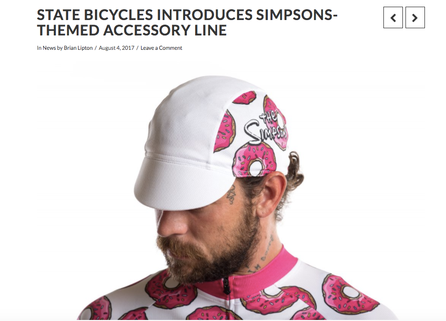 MR Magazine | State Bicycle Co. Introduces Simpsons-Themed Accessories line