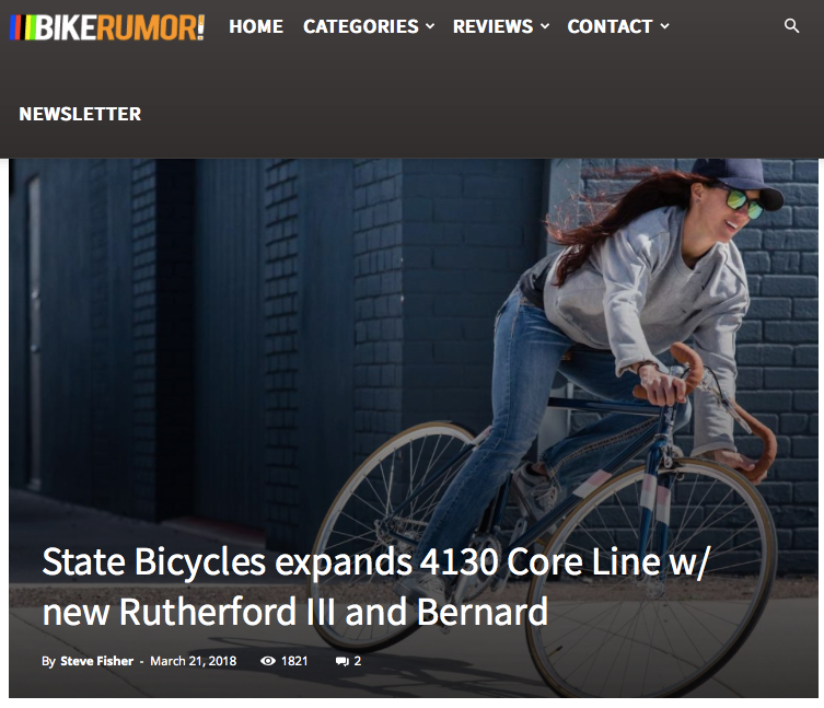 BikeRumor | State Bicycles expands 4130 Core Line w/ new Rutherford III and Bernard