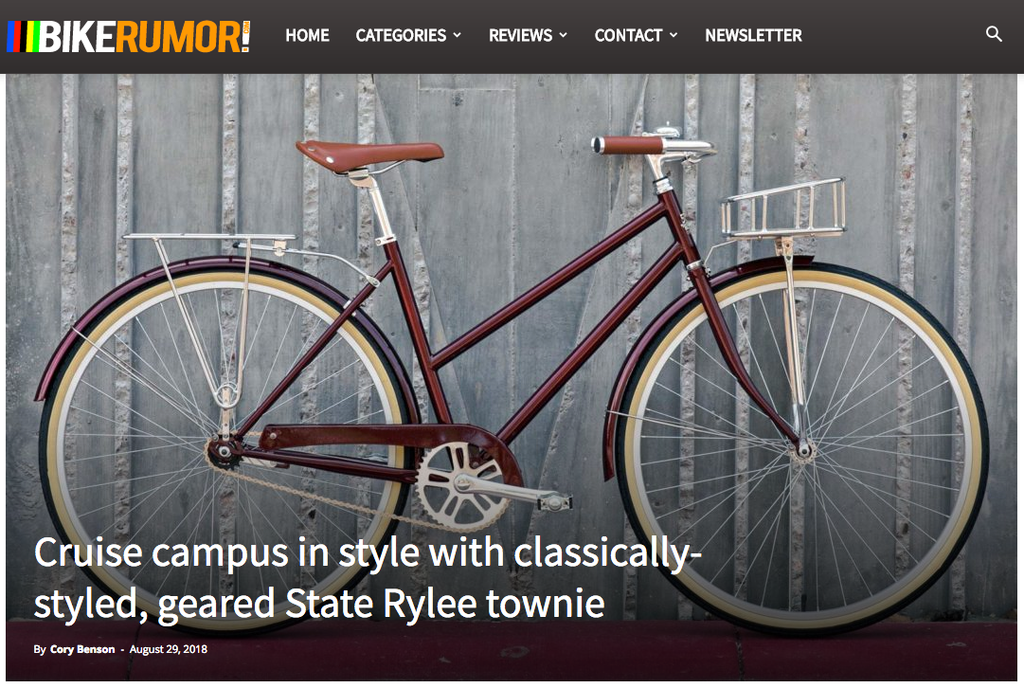 Bike Rumor | Cruise Campus in Style with Classically-Styled, Geared State Rylee Townie