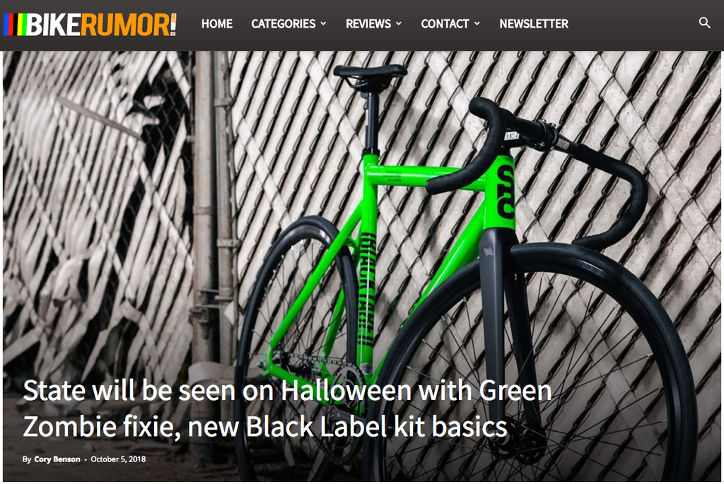 Bike Rumor | State will be seen on Halloween with Green Zombie Fixie, new Black Label Kit Basics