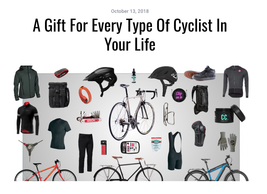 Gear Minded | A Gift For Every Type Of Cyclist In Your Life