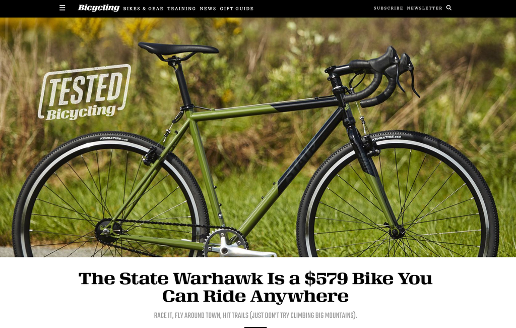 Bicycling Magazine | The State Warhawk Is a $579 Bike You Can Ride Anywhere