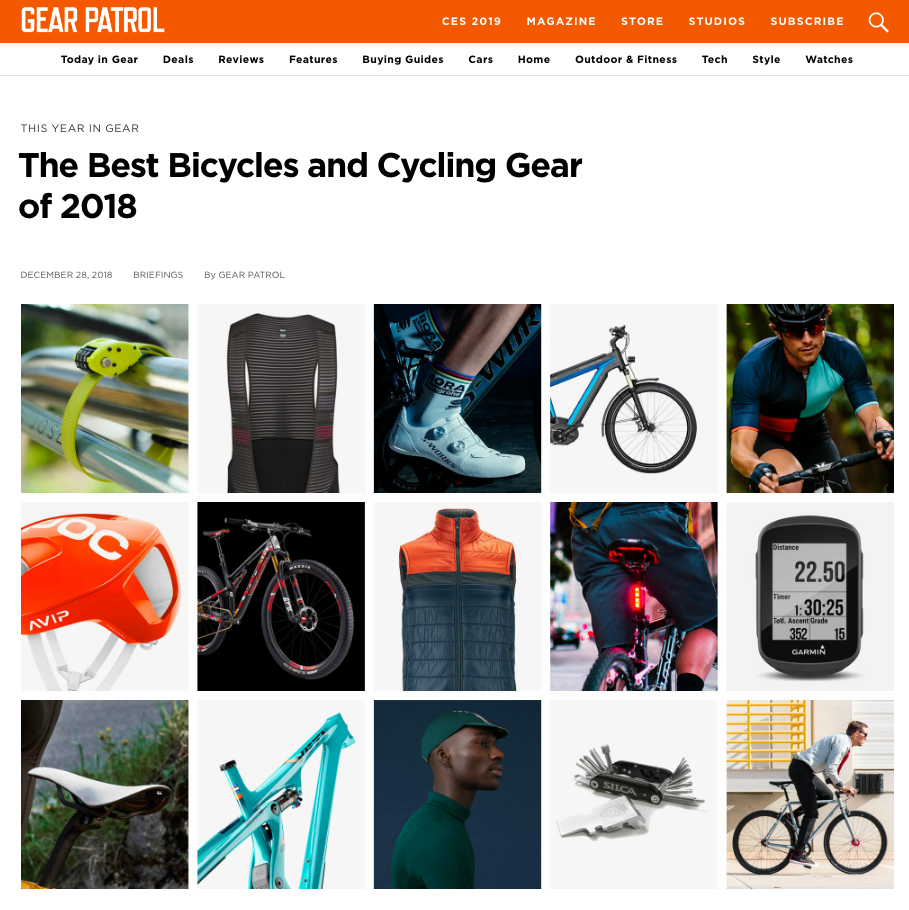 Gear Patrol | The Best Bicycles and Cycling Gear of 2018