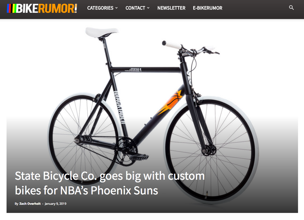 Bike Rumor | State Bicycle Co. goes big with custom bikes for NBA’s Phoenix Suns