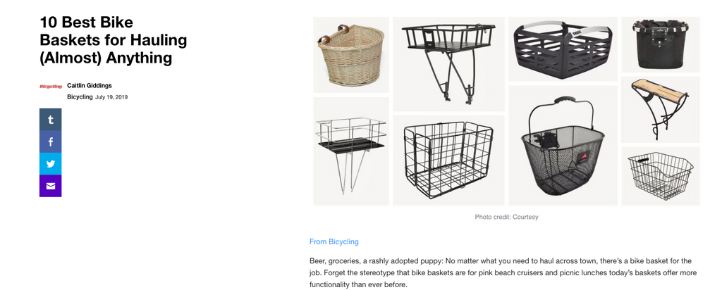 Yahoo Lifestyle | 10 Best Bike Baskets for Hauling (Almost) Anything