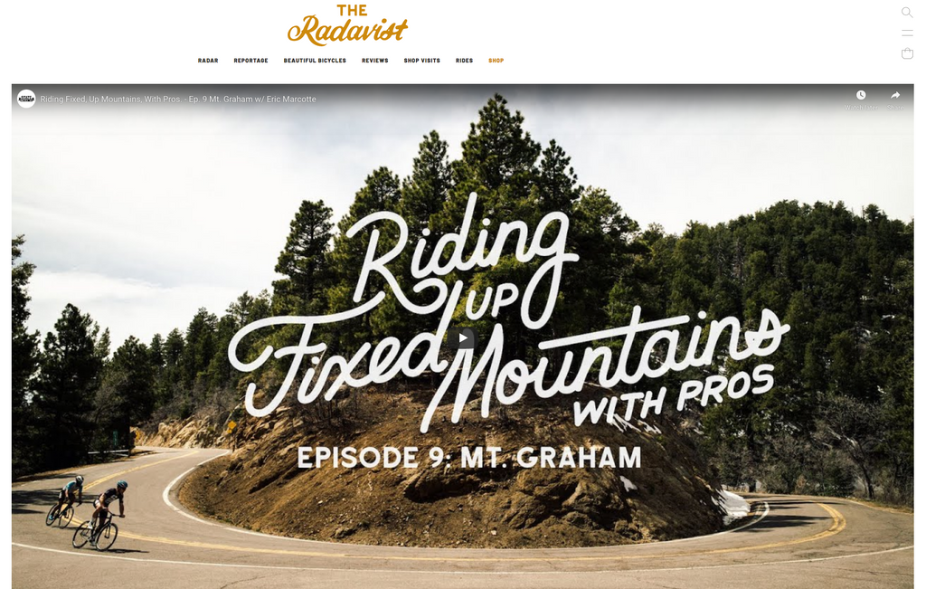 The Radavist | Riding Fixed Up Mountains With Pros on Mount Graham!