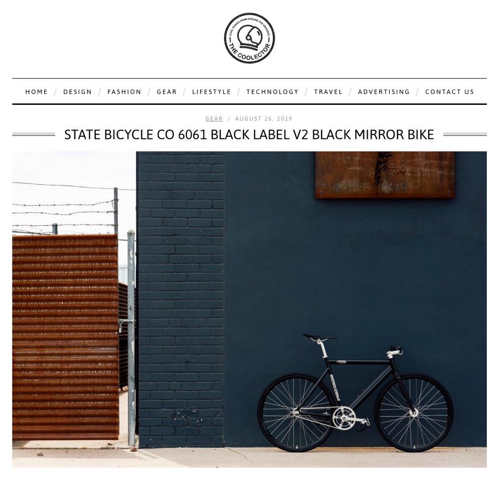 The Coolector | State Bicycle Co. 6061 Black Label v2 - Black Mirror Bike
