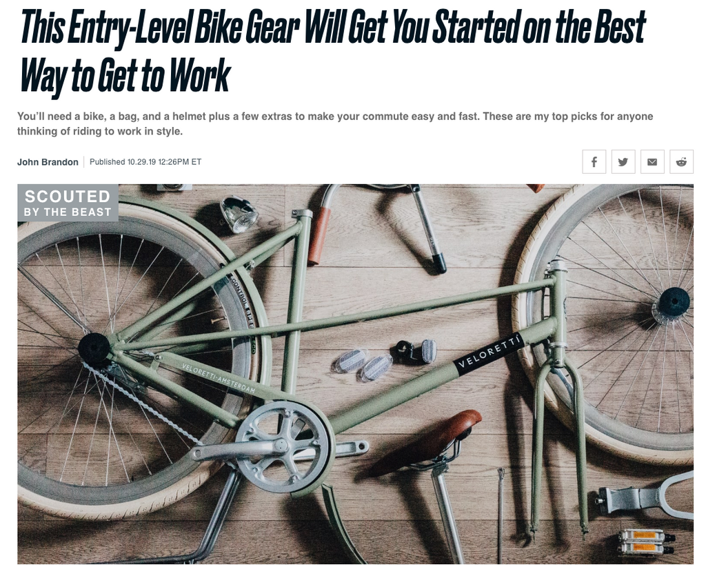 Daily Beast | This Entry-Level Bike Gear Will Get You Started on the Best Way to Get to Work