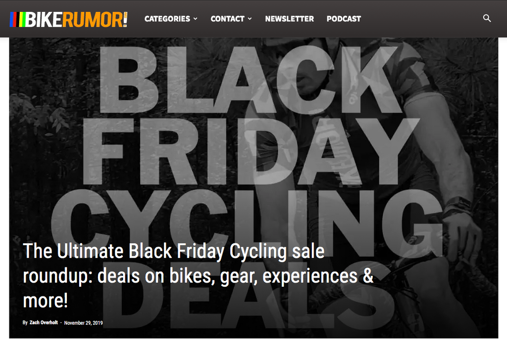 The Ultimate Black Friday Cycling sale roundup: deals on bikes, gear, experiences & more!