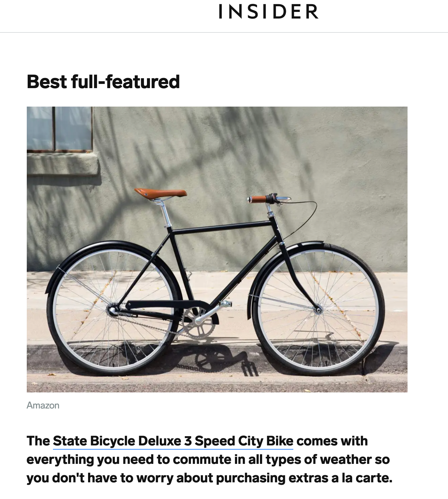 Business Insider: The 5 best commuter bikes, for running errands around town or getting to work (2021)