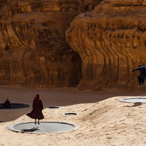 Desert trampoline