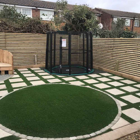 Small garden trampoline