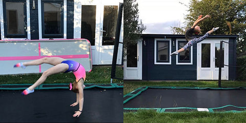 Gymnastic training at home