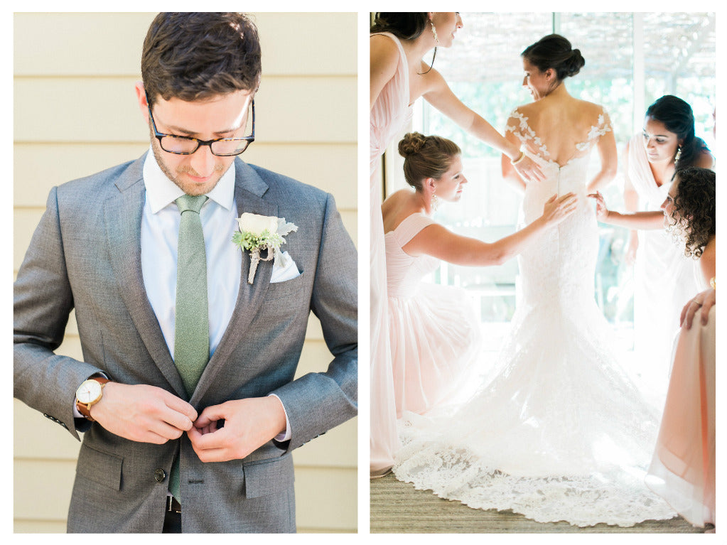 Jordan and Ethan wedding at Solage featuring Jennifer Raichman ketubah