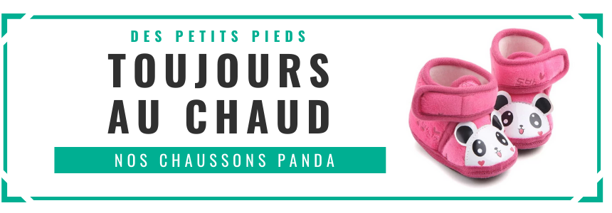 Chausson Panda Bannière
