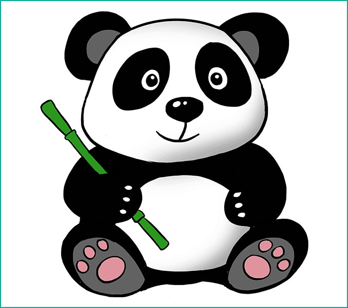 Dessin Panda Facile Esquisse Final