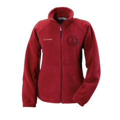 Monogrammed Columbia Fleece