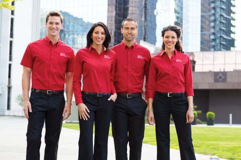 company polos embroidered