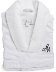 monogrammed robe