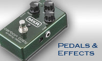 Guitar effects pedals