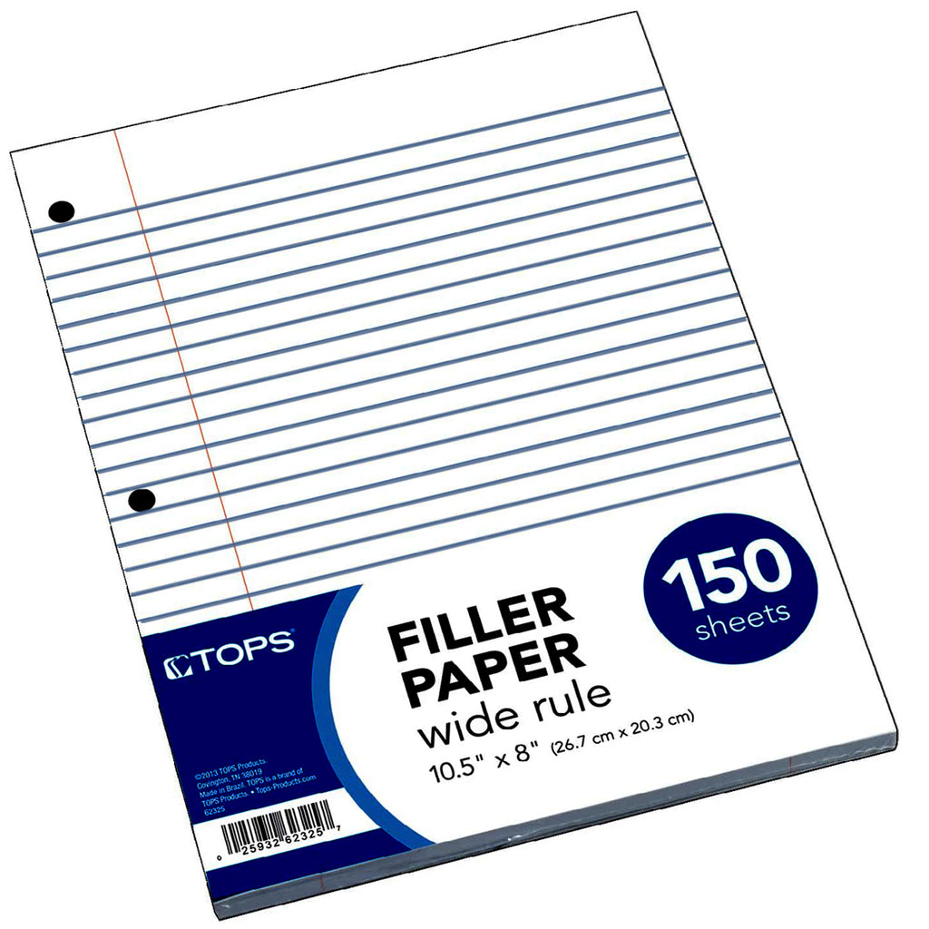 Norcom 150ct Wide Ruled Filler Paper Pack of 6 