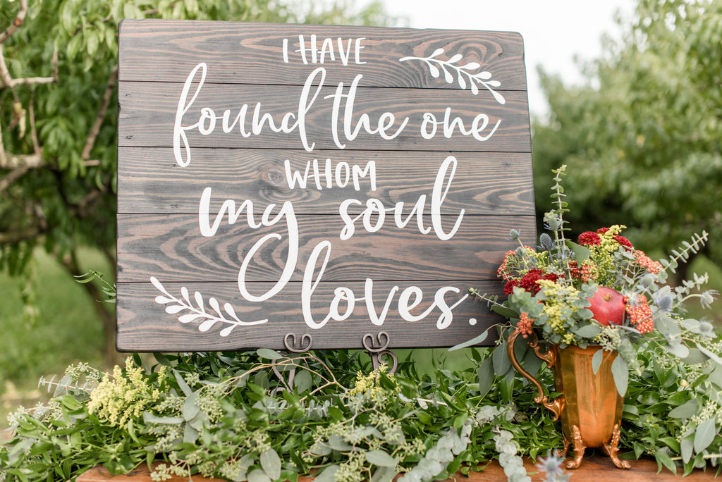 Orchard wedding ideas