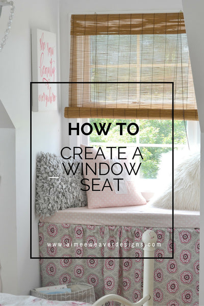 Window seat tutorial by Aimee Weaver Designs