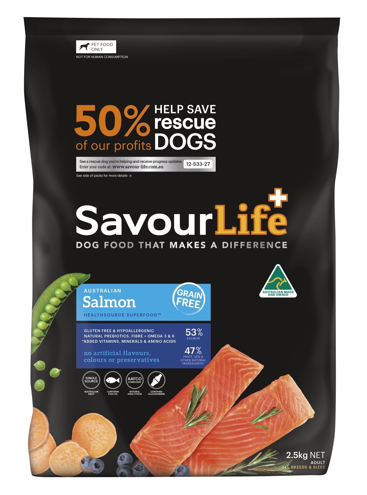 savourlife salmon 2.5 kg