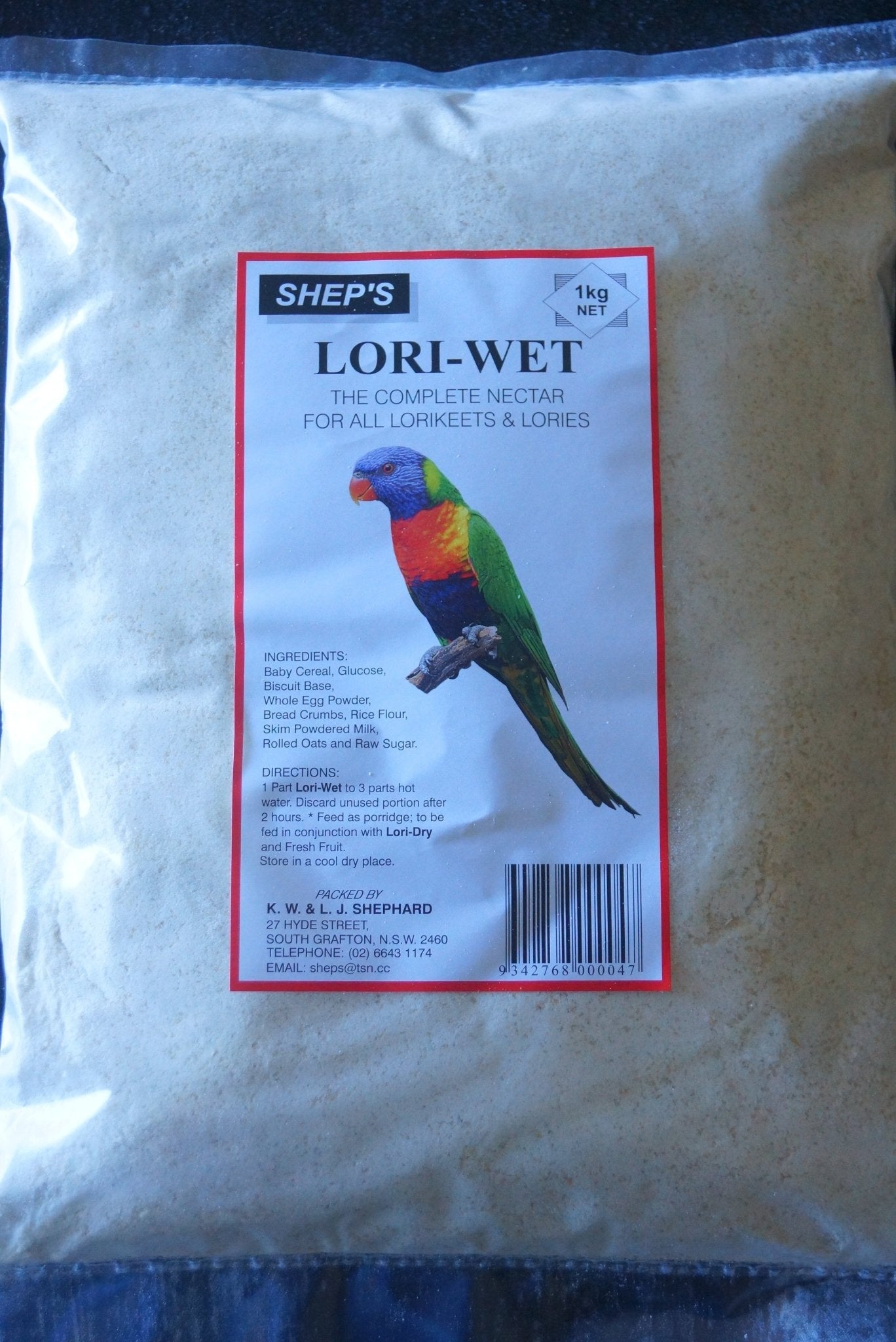 lorikeet nectar powder