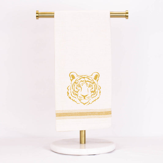Get ‘Em Tiger Hand Towel/Gold