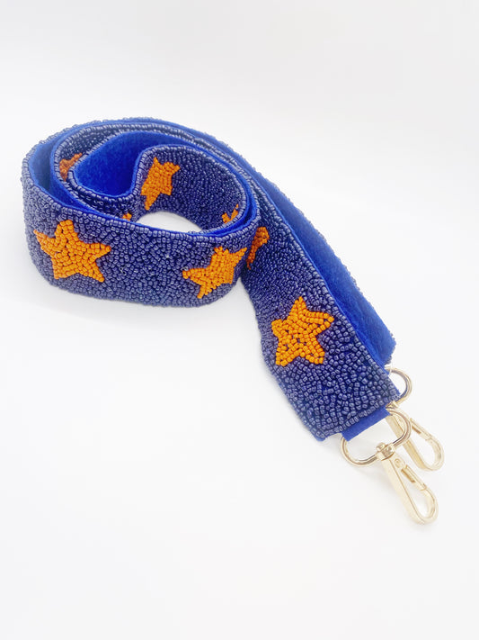 Seeing Stars Game Day Beaded Purse Strap